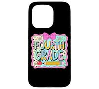 Lápiz de cuarto grado Apple Fun Flowers Carcasa para iPhone 15 Pro