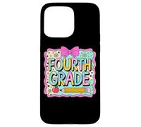 Lápiz de cuarto grado Apple Fun Flowers Carcasa para iPhone 15 Pro Max