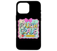 Lápiz de cuarto grado Apple Fun Flowers Carcasa para iPhone 16 Pro Max