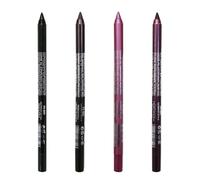 Lápiz de delineador de ojos 4pcs 4 Colores Pearl a prueba de manchas lápiz de ojos de maquillaje de maquillaje impermeable a prueba de manchas