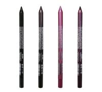 Lápiz de delineador de ojos 4pcs 4 colores Pearl a prueba de manchas Longing Glitter delineador de ojos de lápiz de ojos de maquillaje impermeable 8.5 g