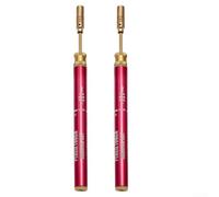 Lápiz de gas butano recargable, aerógrafo, color rosa, instrucciones fáciles de usar, calentamiento preciso (2 unidades)
