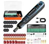 Lápiz de grabado eléctrico con 96 puntas, inalámbrico USB recargable, lápiz de grabado portátil, kit de herramientas de grabado, lápiz de grabado DIY, grabador giratorio para joyas, madera, cristal
