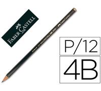 Lápiz de grafito Faber-Castell 9000 4B Unidad