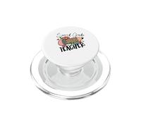 Lápiz de Leopardo de Segundo Grado para Maestra de Segundo Grado PopSockets PopGrip para MagSafe