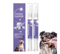 Lápiz de limpieza para perros, 2 piezas, blanqueador de manchas, gel para limpieza de dientes para gatos, para cachorros y gatos de todos los tamaños, para blanquear diariamente en caso de
