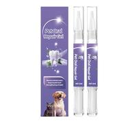 Lápiz de limpieza , quitamanchas blanqueador de 2 piezas | Lápiz blanqueador de dientes | Para perros y gatos de cualquier tamaño en caso de decoloración amarillenta y