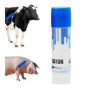 Lápiz De Marcado Para Ganado, Marcador De Lápiz Para Ovejas - Bolígrafo De Marcado De Animales, Bolígrafo De Marcado De Mascotas, Parafina De Alta Pureza, Bolígrafo De Pintura De Marcado