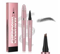 LáPiz De Microblading MáGico Para Cejas 2026,LáPiz De Cejas 3d Resistente Al Agua Con 4 Puntas,Larga DuracióN,Punta Microhorquilla PrecisióN Para Trazos Finos Que Imitan El Vello(03)