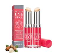 Lápiz de ojos con retinol, crema hidratante antiarrugas para la zona de los ojos, reduce la opacidad y la hinchazón, mejora la elasticidad de la piel y le da un aspecto juvenil (2 unidades, talla