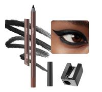 Lápiz De Ojos,Lápiz Gel Con Sacapuntas | Delineador Impermeable Y Persistente Para Belleza Natural