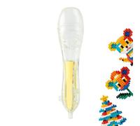 Lápiz de perlas de seguridad - PP 14,6 x 3,5 cm | Pixel Art Herramienta de prensado dispensador de perlas con control de precisión, aplicación de manualidades DIY, fácil colocación de perlas