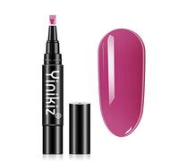 Lápiz de Pintauñas, Gel 3 en 1 Pluma LED/UV Esmalte de Uñas en Gel de Un Solo Paso Sin Necesidad de Capa Superior de Base Bolígrafo para Esmalte de Gel, para Principiantes