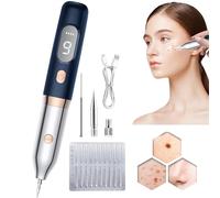 Lápiz De Plasma Para Eliminar Lunares Faciales Con 9 Niveles De Potencia, Pantalla Lcd Y Luz Roja Y Azul, Para Verrugas, Manchas Oscuras Y Pecas, Uso DoméStico, Seguro E Indoloro
