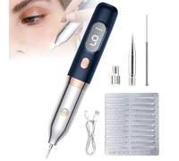 Lápiz De Plasma Profesional Para Eliminar Lunares: 9 Niveles De Ajuste, Con Luz Roja Y Azul, Ideal Para El Cuidado De La Piel, Pantalla Lcd, Ideal Para Eliminar Pecas, Lunares