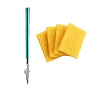 Lápiz de regla con borrador para residuos, herramienta de dibujo de líneas rectas para enmascarar líneas finas líquidas, pintura artística, signos y herramienta de marcado