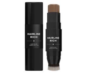 Lápiz de relleno de raíz doble, cubierta de color para el cabello, peine de color de raíz, para la raíz, doble demanda, pelo temporal de doble solicitud, para mujer, duradero, para adultos