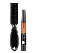 Lápiz de relleno para barba - 11,6 cm resistente al agua, bigote de larga duración, facial preciso, lápiz de barba resistente al sudor, marcador profesional de cuidado de peluquería, salón