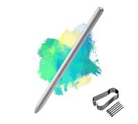 Lápiz de repuesto para Samsung Galaxy Tab S10 FE S Pen, Galaxy Tab S10 FE, Tab S10 FE+, Tab S10 FE Plus, Tab S10 FE Stylus Replacement+Plumas/Puntas (sin Bluetooth), color plateado