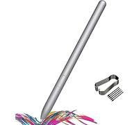 Lápiz de repuesto para Samsung Galaxy Tab S10 Ultra S Pen, lápiz capacitivo para Galaxy Tab S10, Tab S10+, Tab S10 Ultra,Tab S10 Lite, con puntas/plumas (sansBluetooth), color plateado