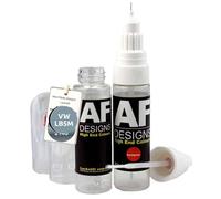 Lápiz de retoque compatible con VW / Volkswagen Arctic Blue Silver Metallic LB5M + barniz transparente Tufplack