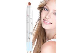 Lápiz de sombra de ojos, 17 g, iluminador de doble extremo, resistente al agua, para niñas, bodas, maquillaje, cara, mejillas, narices