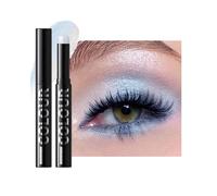 Lápiz de sombra de ojos con purpurina champán, camaleón Shimmer Eyeshadow Stick, Metallic Gothic Cream Eyeshadow Sombra de ojos perla, larga duración, resistente al agua, a prueba de smudge, set de