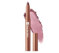 Lápiz de sombra de ojos, delineador de ojos rosa y crema, resistente al agua, duradero y resistente a las manchas, lápiz de sombra de ojos crema con purpurina para maquillaje de ojos sin arrugas