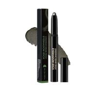 Lápiz de sombra de ojos resistente al agua, brillo perlado, lápiz de sombra de ojos crema de larga duración para maquillaje ahumado, iluminador metálico brillante, multifuncional (#4 verde botella)