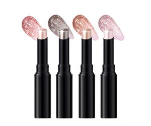 Lápiz de Sombras | 4 Barritas de Brillo Gel,Lápiz de Sombra de Ojos - para Citas Nocturnas, Bodas, Viajes, Vacaciones, Actuaciones, Trabajo, Uso Diario,