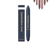 Lápiz de sombras de ojos dúo color ciruela con pincel difuminador. De larga duración, resistente al agua y al sudor, suave y fácil de aplicar.