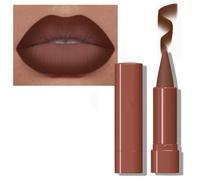 Lápiz delineador de labios en crayón mate degradado, conjunto combinado de lápiz labial y delineador de labios degradado 2 en 1, de larga duración y altamente pigmentado (#01)