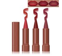 Lápiz delineador de labios en crayón mate degradado, conjunto combinado de lápiz labial y delineador de labios degradado 2 en 1, de larga duración y altamente pigmentado (C)