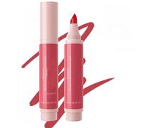 Lápiz delineador de labios, lápiz delineador de labios líquido, resistente al agua y de larga duración, lápiz labial líquido 2 en 1 y lápiz delineador de labios para mujeres (01#)