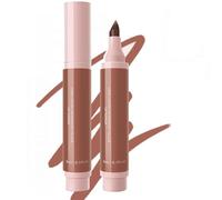 Lápiz delineador de labios, lápiz delineador de labios líquido, resistente al agua y de larga duración, lápiz labial líquido 2 en 1 y lápiz delineador de labios para mujeres (02#)
