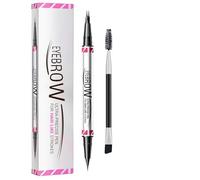 Lápiz Delineador De Ojos 2 En 1 - Lápiz Delineador De Cejas Y Lápiz Delineador De Ojos | Lápiz Para Cejas Curvado | Lápiz Para Cejas Y Delineador De Ojos A Prueba De Manchas | Lápiz Para Cejas Con Her