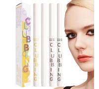 Lápiz delineador de ojos, juego de 4 unidades, maquillaje resistente al agua y a las manchas, gel delineador de ojos, lápiz de sombra de ojos, para mujeres y niñas en viajes, citas, fiestas