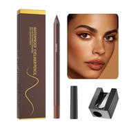 Lápiz delineador de ojos, lápiz resistente a la grasa y suave como herramienta - Lápiz de maquillaje de ojos para belleza, para principiantes, niñas, familia, amigos, vida cotidiana, fiesta, escuela