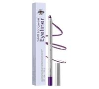 Lápiz delineador de ojos, resistente al agua, lápiz de ojos para trazos precisos, delineador de ojos de gel altamente pigmentado para maquillaje de ojos, resistente a las manchas y duradero, mina