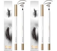 Lápiz Delineador de Ojos Resistente al Agua y de Larga Duración, Resistente al Agua y al Sudor, Delineador Extra Fino Fácil de Dibujar