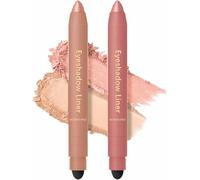 Lápiz delineador y sombra de ojos 2 en 1, resistente al agua y a las manchas, sombra de ojos en crema duradera con aplicación suave y fácil de usar (D)