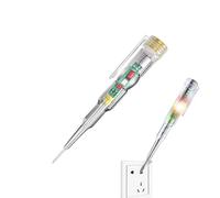 Lápiz Detector De Voltaje - Detector de Electricidad Comprobador de Voltaje Lápiz - Herramienta Con Protección Contra Sobrecargas E Indicador LED Para Localización De Fallos En Cables Y Comprobación D
