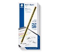 lapiz digital stylus noris forma hexagonal 07 mm. amarillonegro staedtler 180 22-1