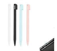 Lápiz DS,4 lápices táctiles para NDS, 3DS Lite, DSL, NDSL, accesorios de juego precisos y duraderos en 4 colores (negro, blanco, rosa, azul) para una experiencia de juego personalizada