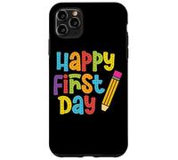 Lápiz Happy First Day Regreso a la escuela Carcasa para iPhone 11 Pro Max
