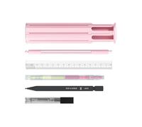 Lápiz Holder, Pen Organizer Bin, Hexagon Pencil Case, Art Supply Storage Box, Multifunctional Pen Storage Organizer, Sturdy and Stylish Pencil Bag Pouch, 7.76x2.64x1.77 Inches for School, Travel,