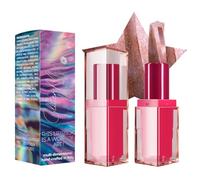 Lápiz labial brillante - brillo brillo, color intenso de larga duración | hidratante, lápiz labial impermeable, brillo brillante, alta pigmentación para mujeres, maquillaje glamoroso