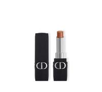 Lápiz labial christian dior rouge forever, a prueba de transferencia,