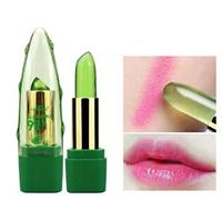 Lápiz labial de aloe vera Bálsamo labial que cambia de color Lápiz labial hidratante Cuidado de labios resistente al agua de larga duración