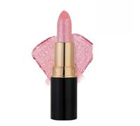 Lápiz labial de brillo de diamante, lápiz labial de diamante lápiz labial impermeable, glaseado de labio de ráfaga metálica perlada, acabado brillante de alto brillo para mujeres (02#, one size)